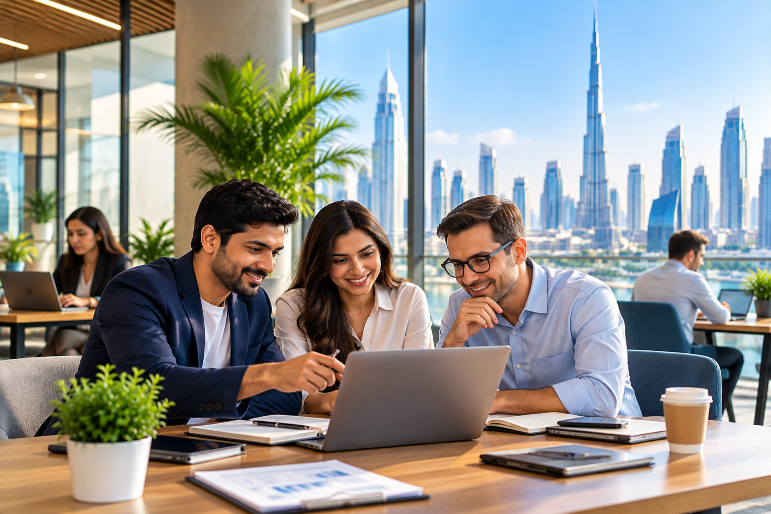 freelance uae visa- freelancer working in UAE co working space 